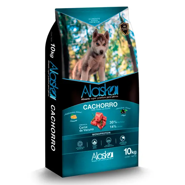 Alaska Cachorro Carne de Vacuno