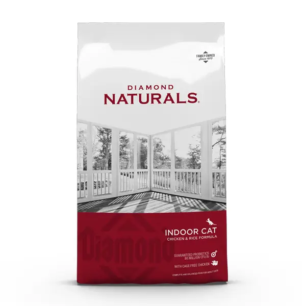 Diamond Natural Pollo y arroz para gatos indoor