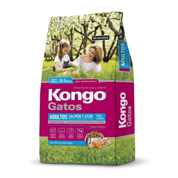 Kongo Gatos Adultos sabor Salmón y Atún