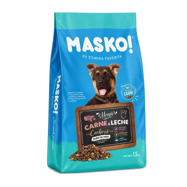 Masko Cachorro Carne y Leche