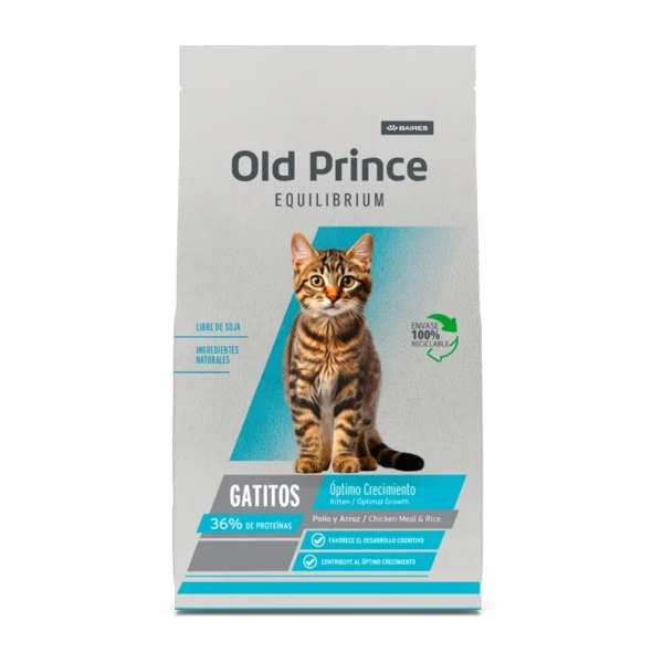 Old Prince Equilibrium Gatitos Óptimo Crecimiento Pollo y Arroz