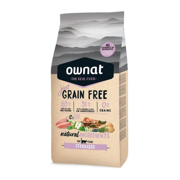 Ownat Just Grain Free Esterilizado Gato