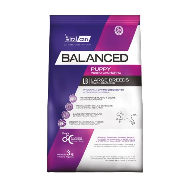Vitalcan Balanced Cachorro Raza Grande