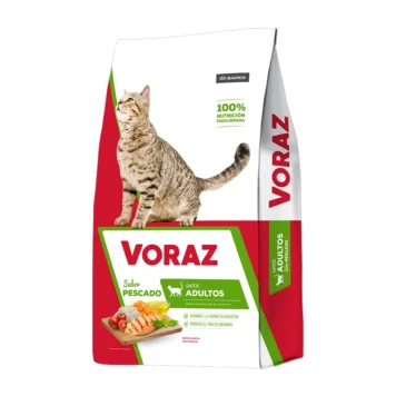 Voraz Sabor Pescado Gato Adulto