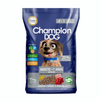 Champion Dog Adulto +7 Carne y Pollo