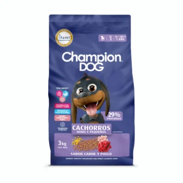 Champion Dog Cachorros Minis y Pequeños Carne & Pollo