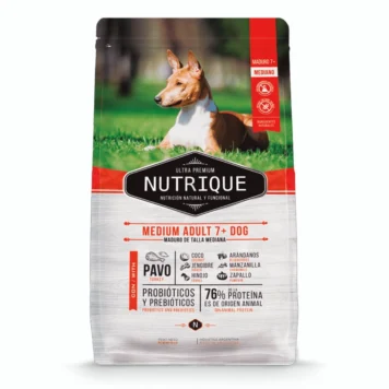 Nutrique Medium Adult 7+ Dog