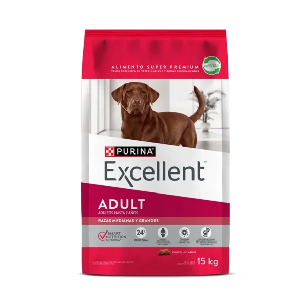 Purina Excellent Adultos de Razas Medianas y Grandes