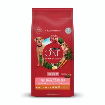 Purina One Adultos Medianos & Grandes Pollo y Cordero