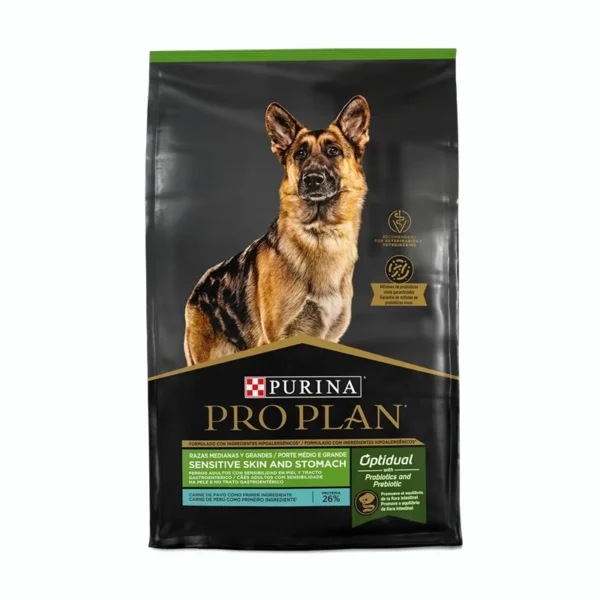 Purina Pro Plan Sensitive Skin & Stomach Razas Medianas y Grandes
